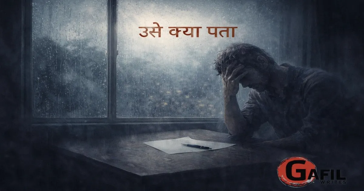 उसे क्या पता - हिन्दी कविता